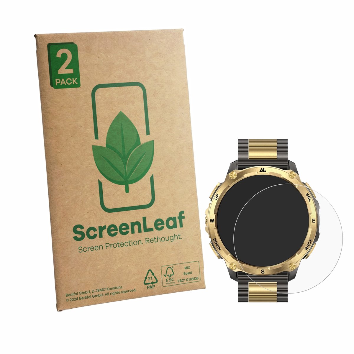2 Stuks Screenprotector voor Kospet Tank T4 Special Edition - Hoogwaardige Beschermfolie transparant