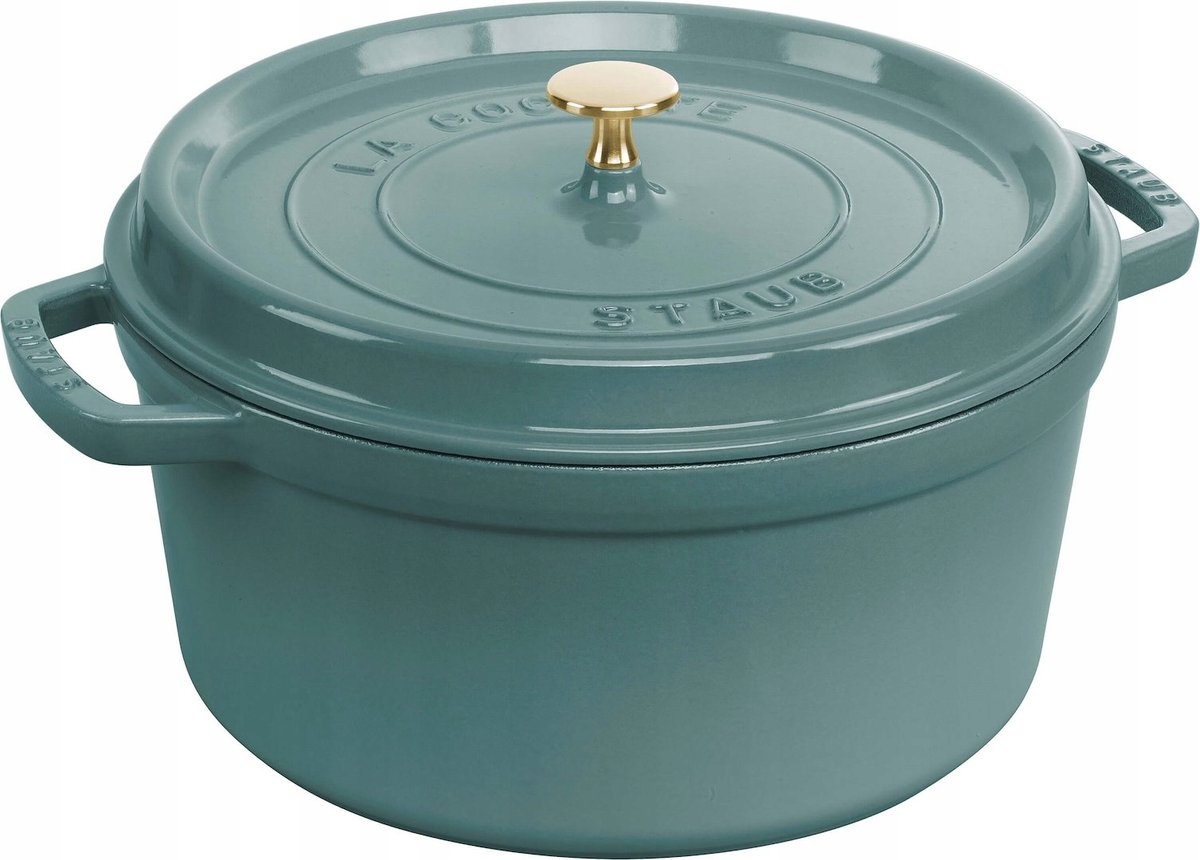Staub La Cocotte gietijzeren brood 2,2L, eucalyptus