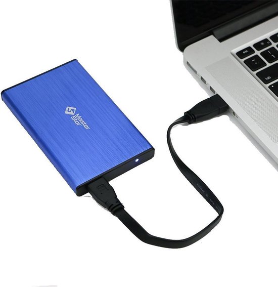 Draagbare Externe Harde Schijf 80 GB USB 3.0 Snelle Opslag voor Laptop Blauw — afbeelding 4