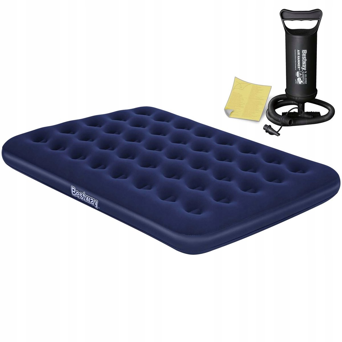 Bestway Tweepersons Luchtbed 203x183x22cm - Inclusief Pomp