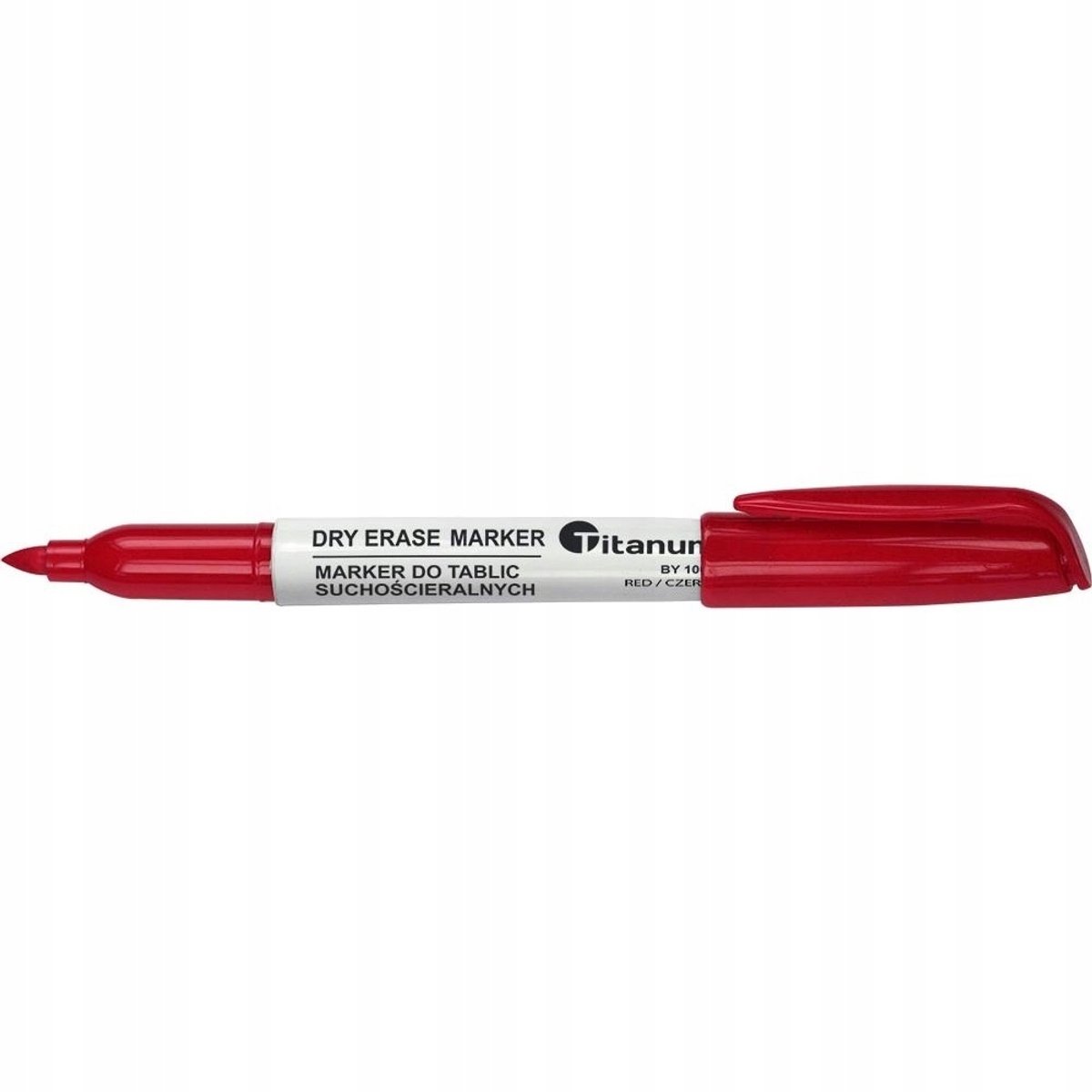Titanum Krijtmarker Rood 2.0mm - Vloeiend Schrijven, Vlekkeloos Wissen