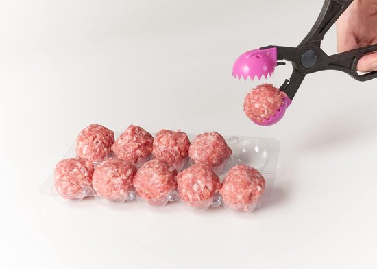 Krokettenmaker - Deegvormer - Eten Bereiden - 4 Verwisselbare Vormen - 1 Gebruiksvoorwerp - Paars — afbeelding 2