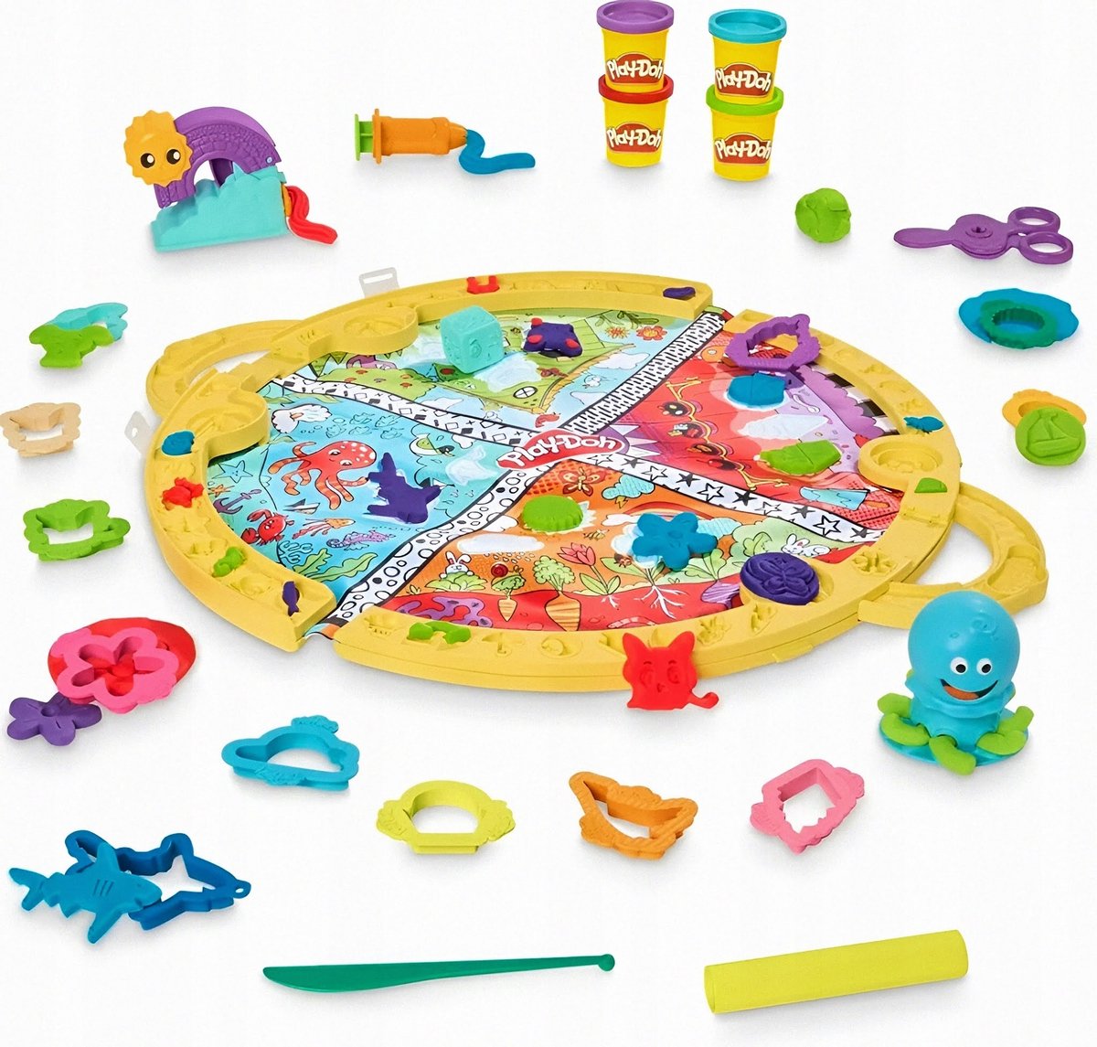 Play-Doh Startset met Opvouwbare Speelmat en 19 Accessoires