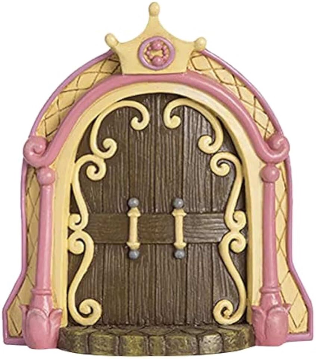 Fairy Deur voor Bomen, Miniatuur Tuin Accessoires, Outdoor Sculptuur voor Kinderen en Volwassenen, Fantasie Tuin Versiering