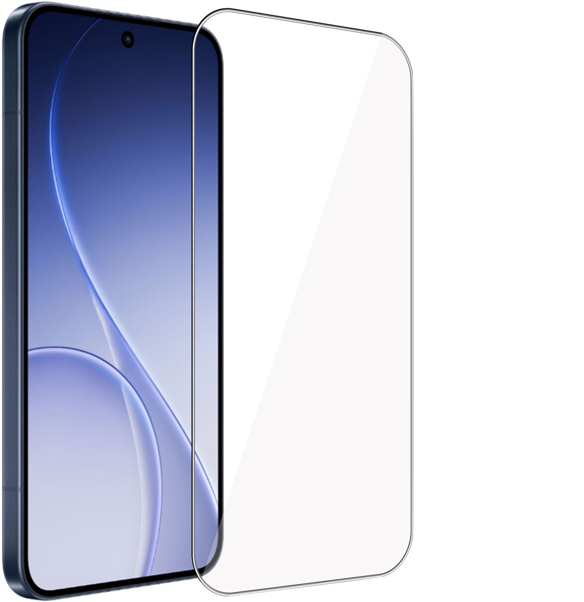 ChiGuard Screenprotector Geschikt voor OPPO Reno 15 Pro Screenprotector - Beschermglas - Curved - GuardCover