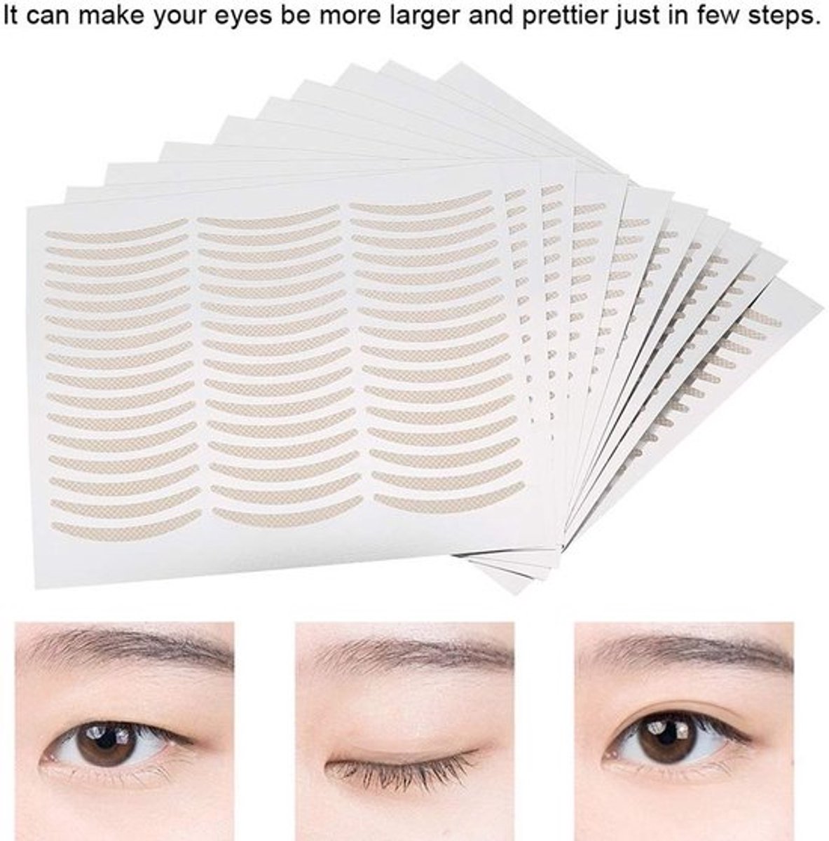 Ooglidtape Dunne Lengte - Ooglidstickers - Huidvriendelijk - Gemakkelijk Te Gebruiken - Geschikt Voor Make-up - Onmiddellijke Oogupgrade - Ooglidstrips