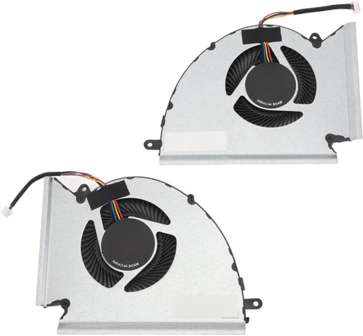 Efficiënte Laptop Koelventilator voor GP76 WE76 MS 17K2 MS 17K3, Vervangende 4 Pin Koelventilator voor CPU en GPU, Ideaal voor Gaming en Laptop Accessoires