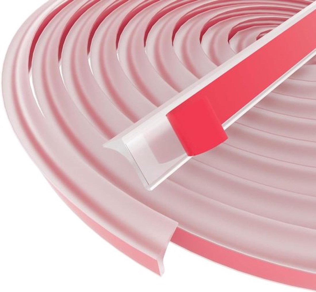 Siliconen douchespatbeschermingsstrip 1 m - zelfklevende waterbarrière-afdichting voor badkamervloeren - anti-lek badrandbescherming, waterdichte afdichtstrip