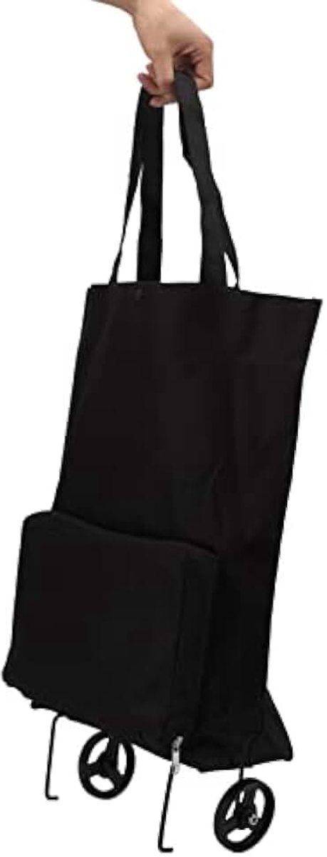 Health Gear Lichtgewicht Opvouwbare Boodschappen Winkelwagen Wiel Trolley, Herbruikbare Reistas Grote Capaciteit