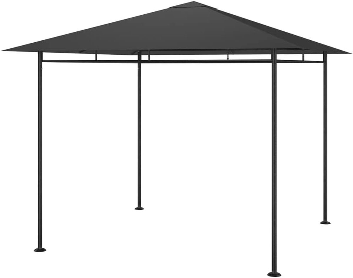 Compact Paviljoen - Feesttent Tuin - Buiten Bijeenkomsten - PA-gecoate Bescherming - 3 x 3 x 2.7m - Antraciet