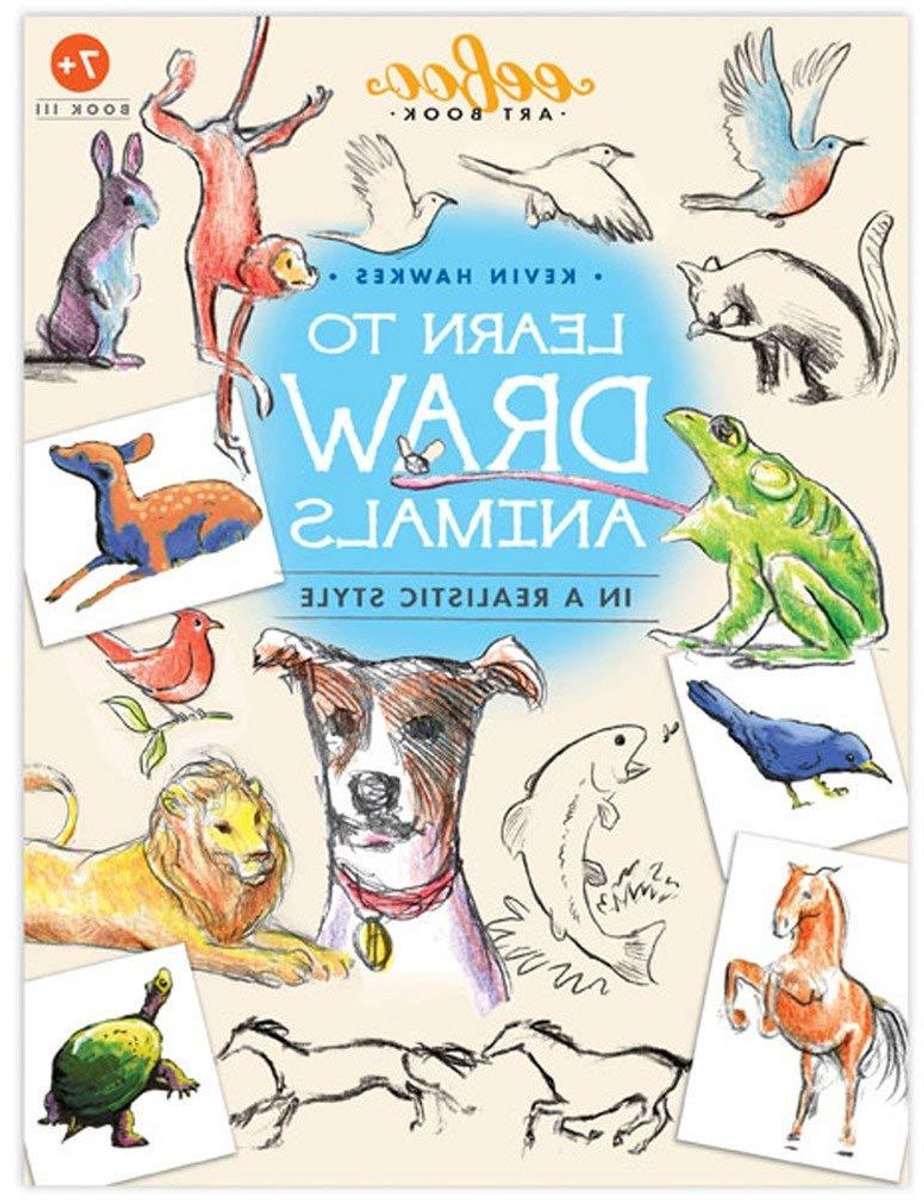 Leren Tekenen - Dieren Tekenen - Creatief Leren - Kindvriendelijk - 21.59 x 28.58 cm - Meerkleurig