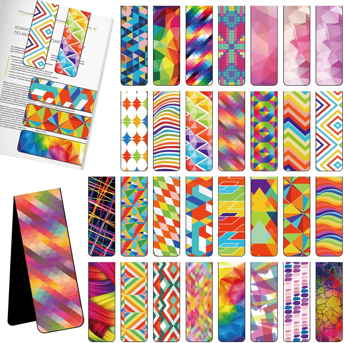 Magnetische Boekenleggers, 30 Stuks - Leesstrips Voor Kinderen, Basisschool, Schoolaccessoires Voor Scholieren en - ShopVlot