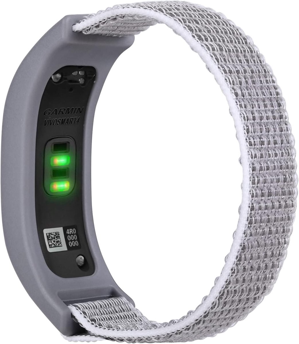 C2D JOY Sport Mesh Nylon Straps Compatible with Garmin Vivosmart 4 tracker Replacement Bands with Case Medium - ShopVlot