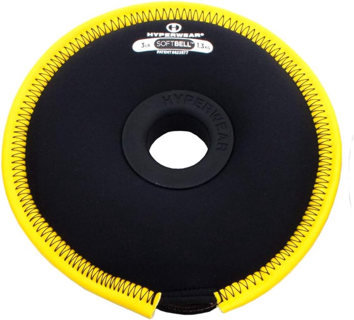 HYPERWEAR SoftBell Soft Weight Plate 1.3 kg - Can be used as individual hand weights and for the SoftBell Adjustable - ShopVlot