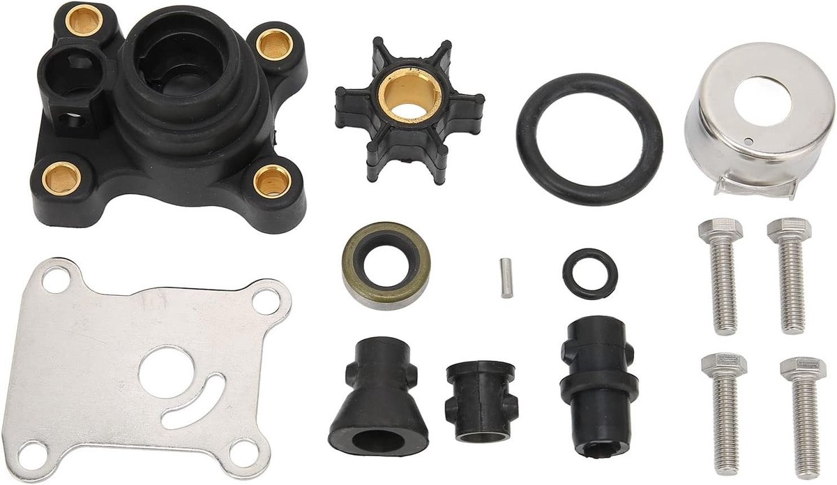 Reparatieset voor Waterpompwaaier 18-3327 - Geschikt voor Evinrude Motorpompen 9.9hp en 15hp, Inclusief Onderdeel en Installatiegids