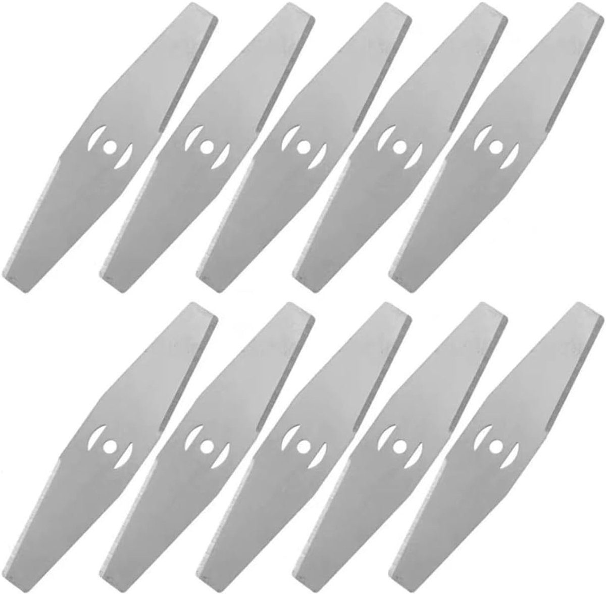 Lawn mower, metal blade, brush cutter blade, cordless replacement blade, intermediate cutter, only 10 blades included - ShopVlot