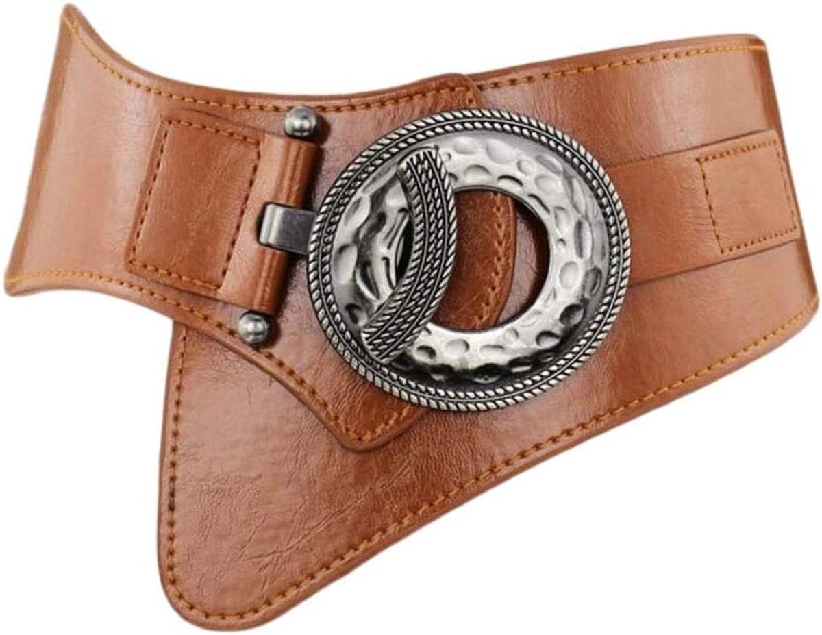 women's retro elastic widths belt stretchy band ladies dress decoration belt - ShopVlot