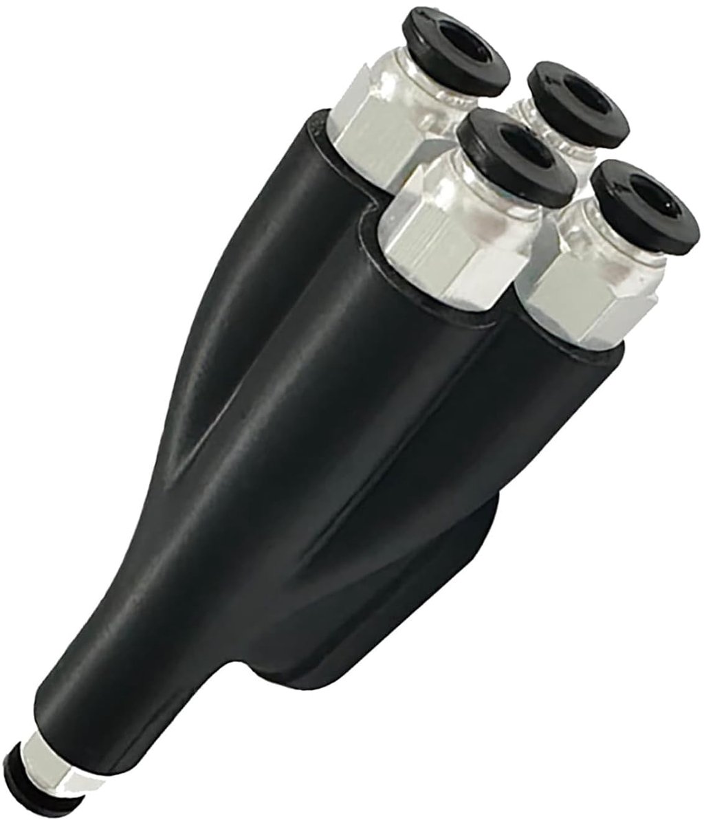 4 in 1 Tube Expansion Connector, 3D Printer, 4 Feeding Material, Transport Tube Module, AMS Hose Connector, PTFE - ShopVlot