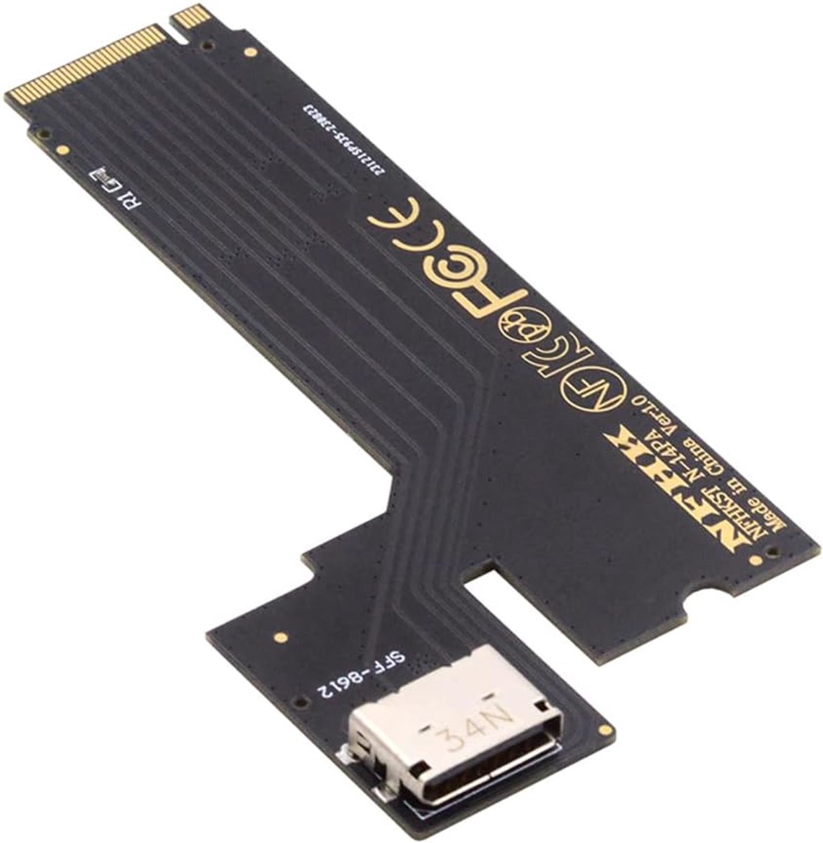 Cablecc M.2 M-Key PCI-E 4.0 to SFF-8612 SFF-8611 Oculink Host Adapter for 2022 2023 ThinkBook 14+ External Graphics - ShopVlot