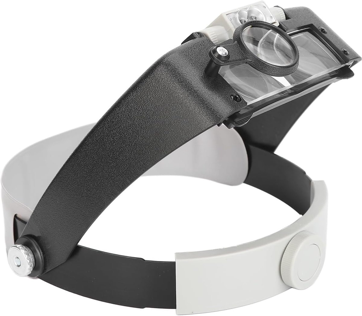 Headband Magnifier, Portable Handsfree Magnifiers 1.5X 3X 8.5X 10X Head Mount Magnifier with LED Light, for Reading - ShopVlot