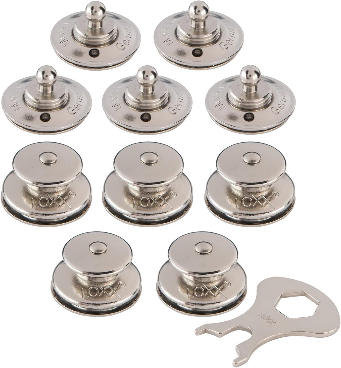 LOXX Set of 5 Tops, Dust Screws + Key - ShopVlot