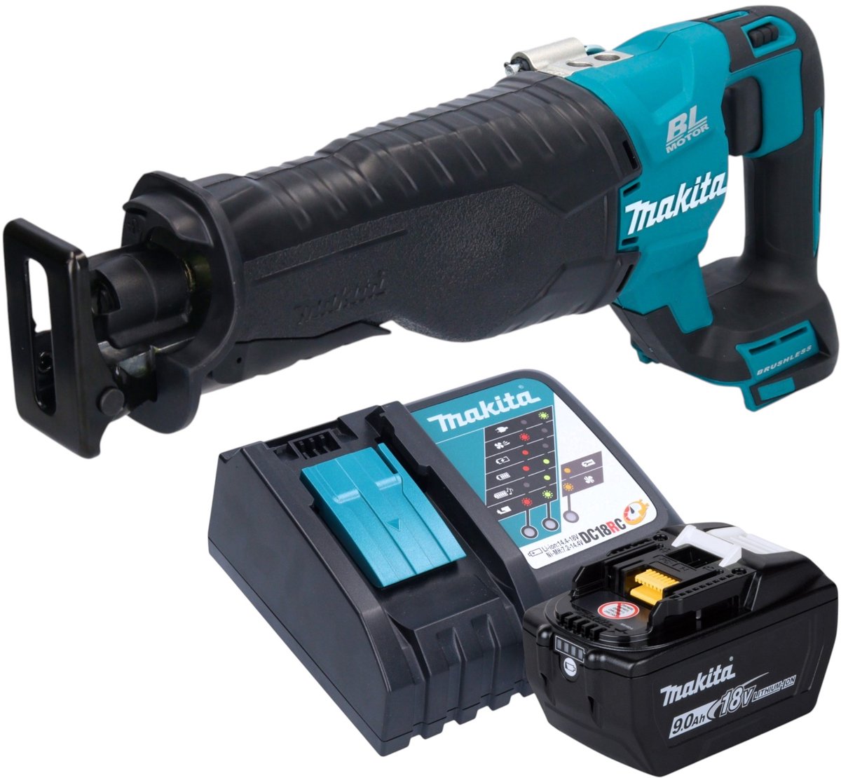 Makita DJR 187 Z Accu Reciprozaag 18 V Brushless Solo - zonder accu, zonder oplader
