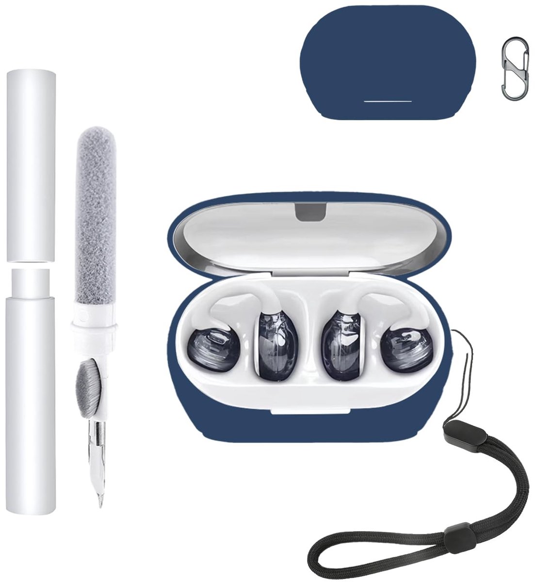 Solidchoice - Beschermhoes voor JBL Soundgear Clips, Shockproof en Waterdicht