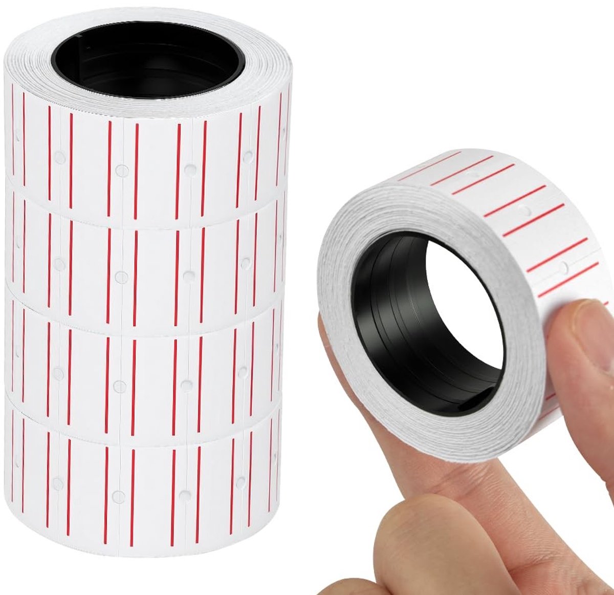 Solidchoice - Set van 5 Prijslabels met 2500 Stuks voor Winkels