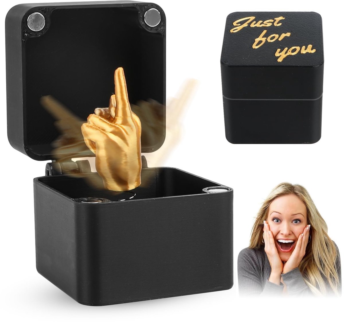 Solidchoice - Grappige Surprise Gift Box met Middenvinger