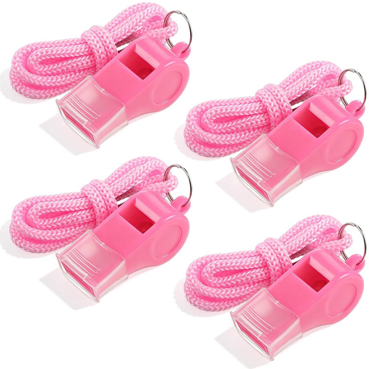Solidchoice - Set van 4 Sportfluitjes met Nekkoord voor Coaches