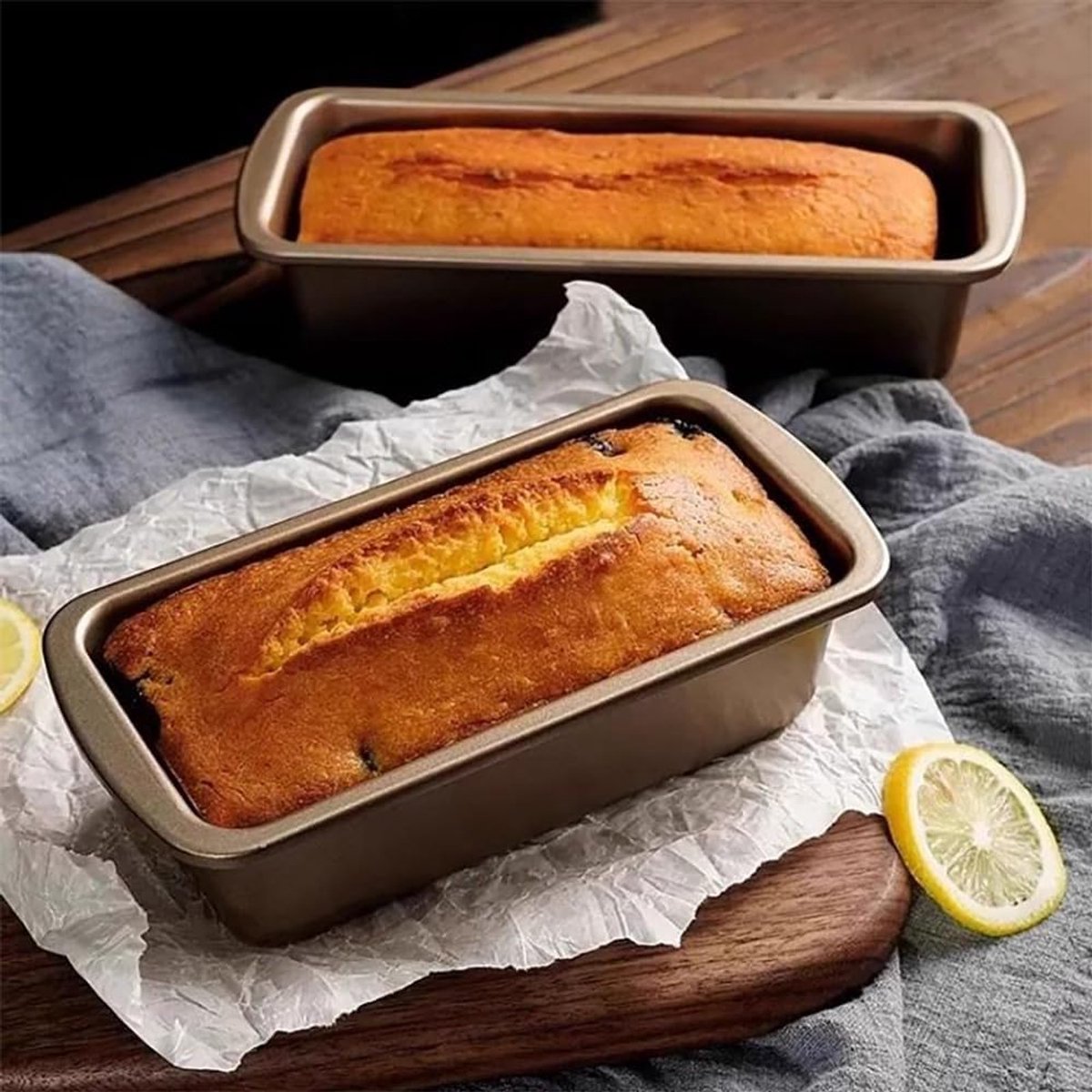 Broodbakvorm 18,6 x 9,6 x 4,6 cm - roestvrij staal - anti-aanbaklaag - perfect voor brood bakken - ShopVlot