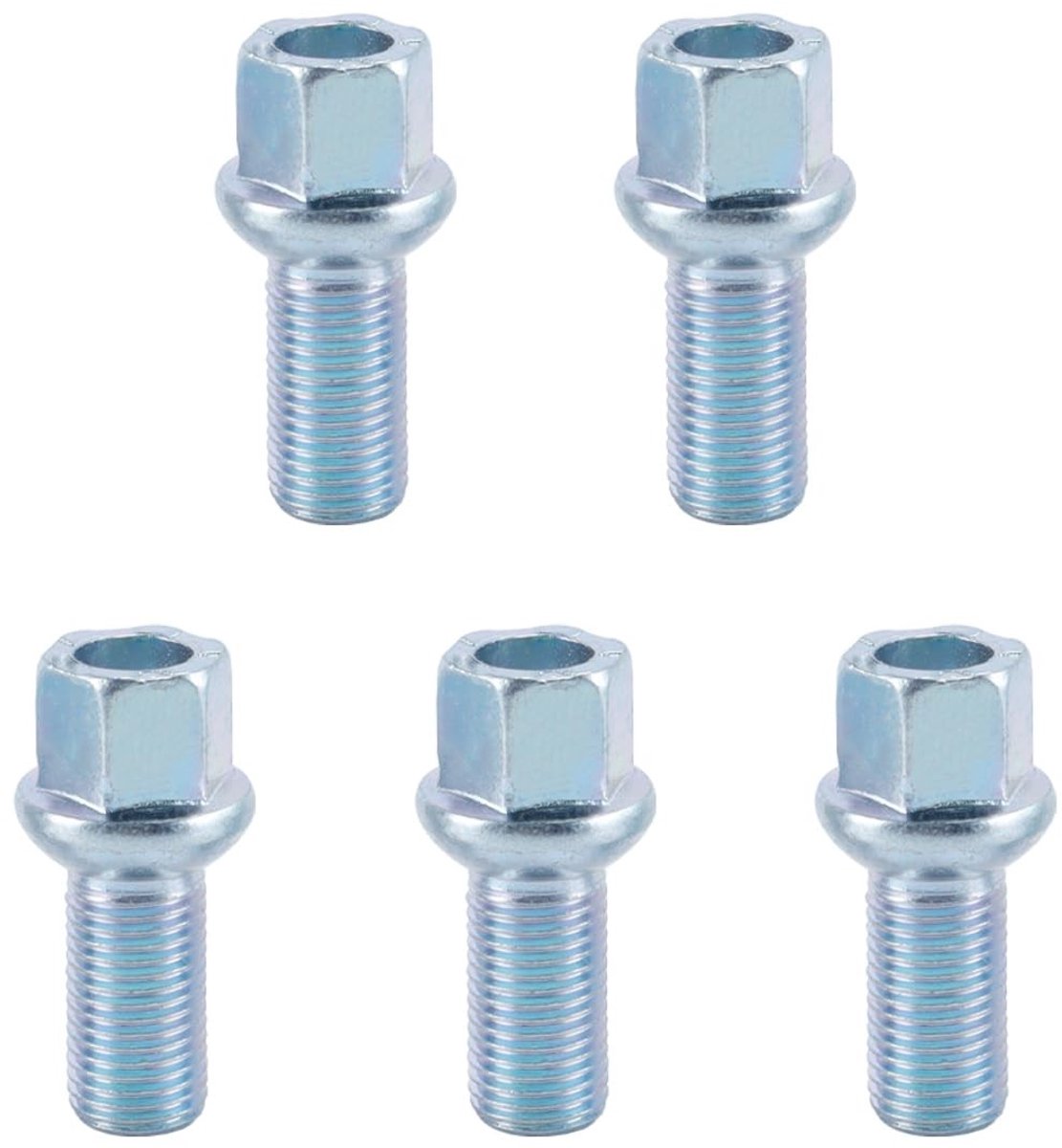 Solidchoice - Set van 5 Vervangingsbouten voor Lichtmetalen Velgen M14x1.5