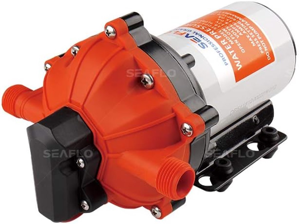 Diaphragma pomp 12V 5.5 GPM - zware drukschakelaar - zelfaanzuigend - ideaal voor waterdrukbeheersing - ShopVlot