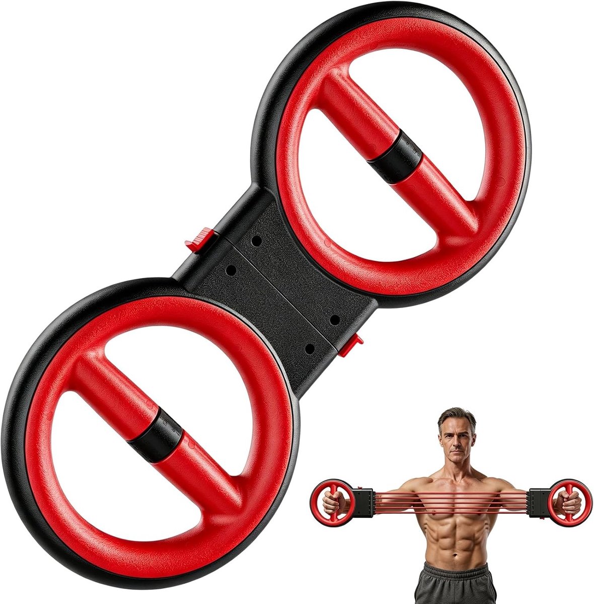 Multifunctioneel Armtrainingswiel voor Thuisgebruik | Rotatietrainer, Grip Trainer en Onderarmtrainer voor Krachttraining, Revalidatie en Fitness Workouts