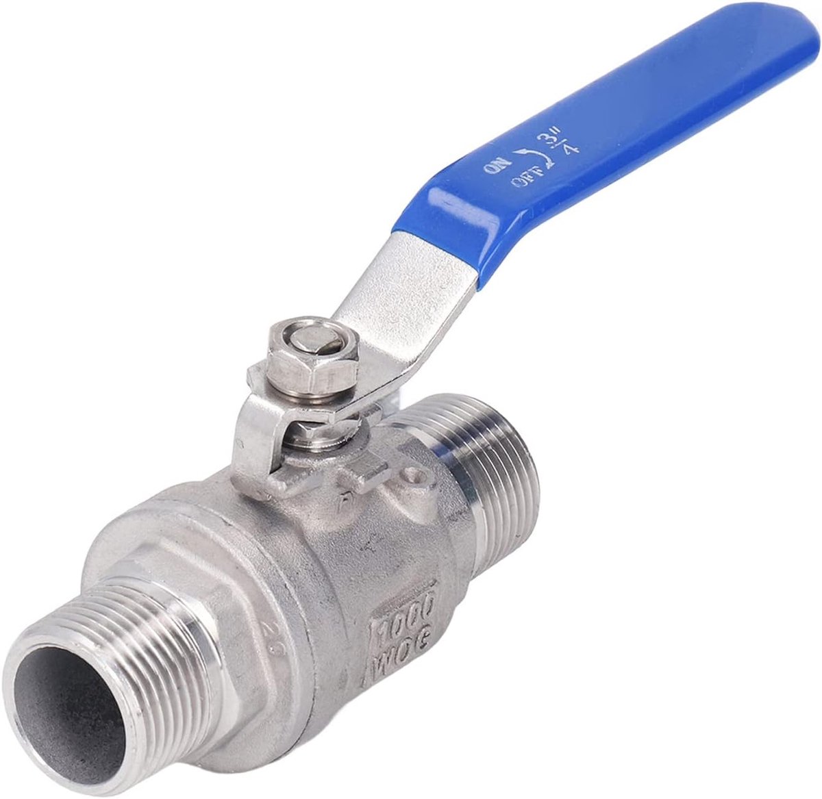 Kogelklep 3/4 Inch - RVS 304 - Handbediening - Geschikt voor industrie en huishouden - ShopVlot