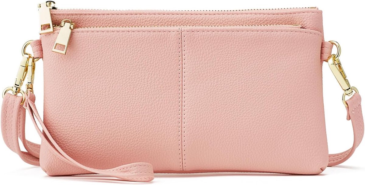 Schoudertassen dames - echt leer - multi-pocket - ideale crossbody tas - ShopVlot