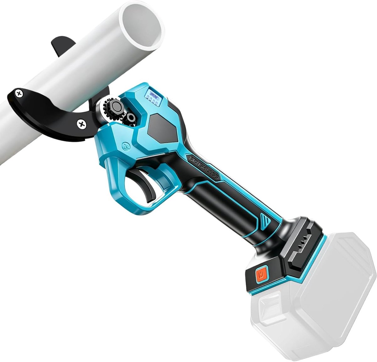 Buis snijder draadloos - 600W borstelloze motor - max 7 cm opening - digitaal display voor nauwkeurige sneden - ShopVlot