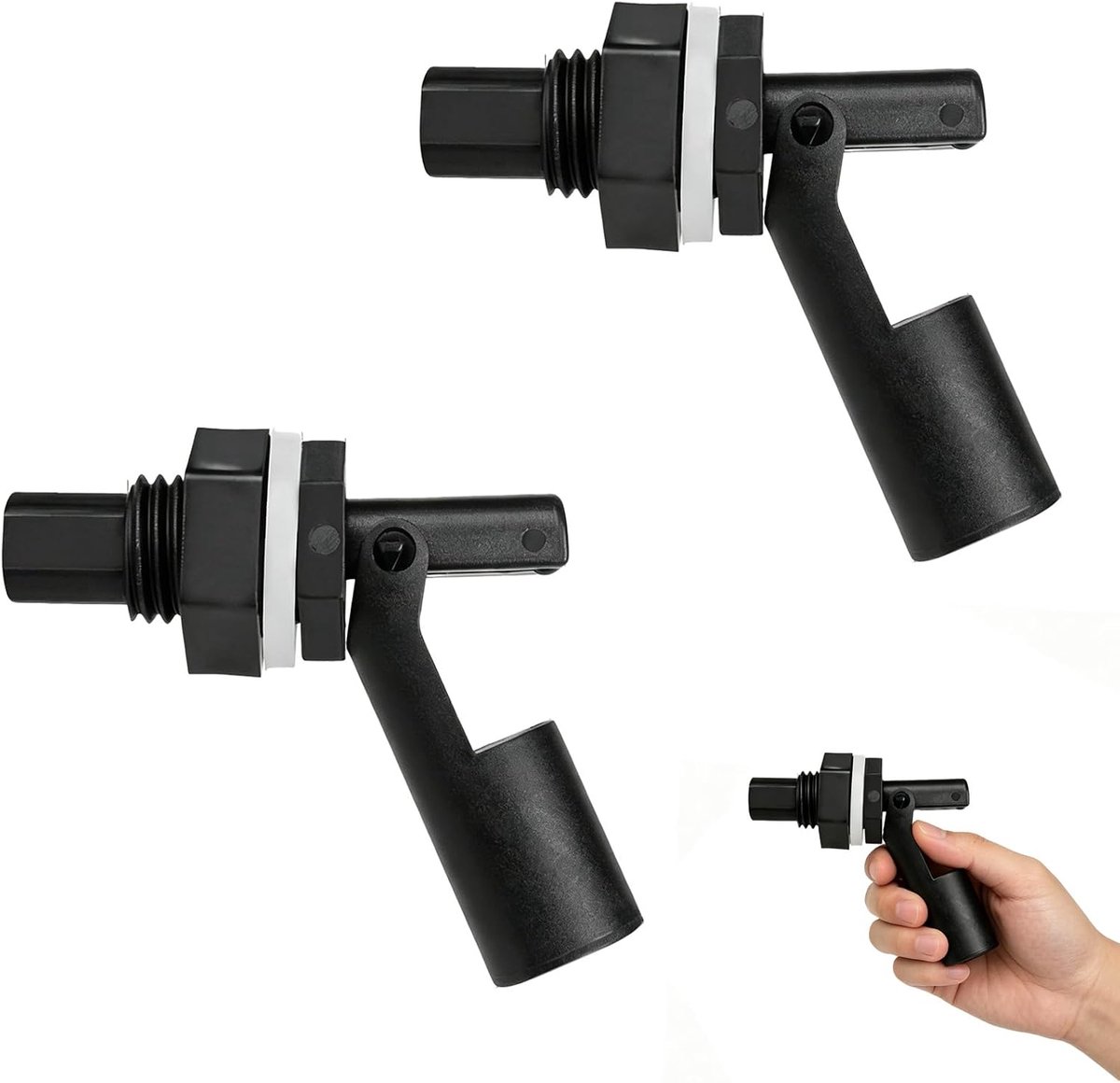 Float switch waterniveau sensor - horizontaal gemonteerd - corrosiebestendig - ideaal voor tank en zwembad - ShopVlot