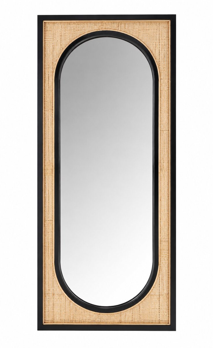 CANDON FLOOR MIRROR - BLACK
