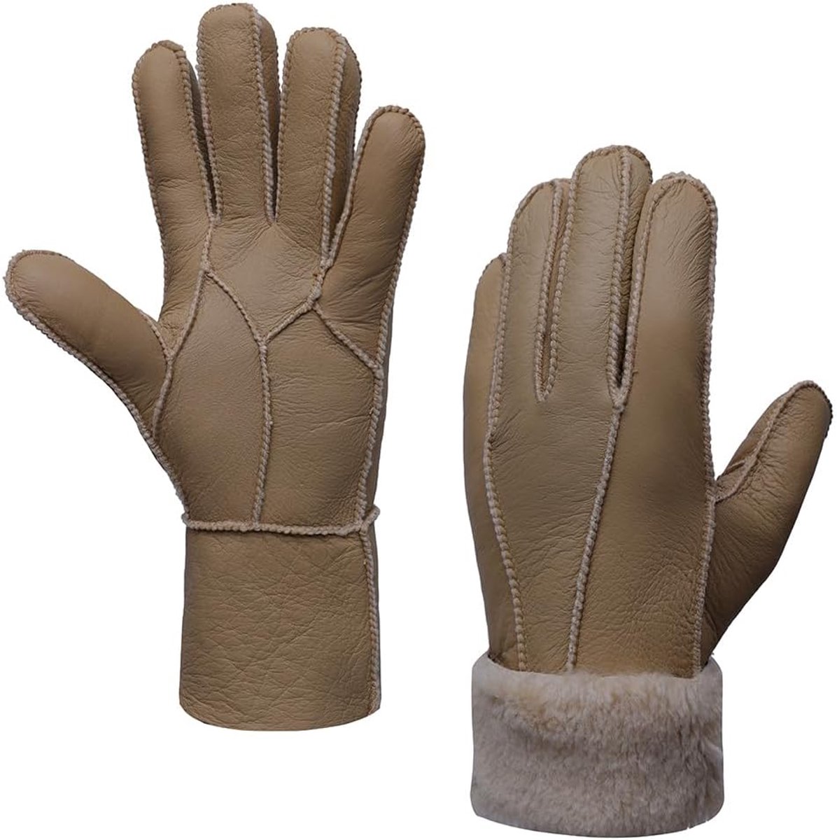 Winterhandschoenen voor vrouwen - warme schapenvachtvoering - stijlvol ontwerp - perfecte bescherming tegen kou - ShopVlot