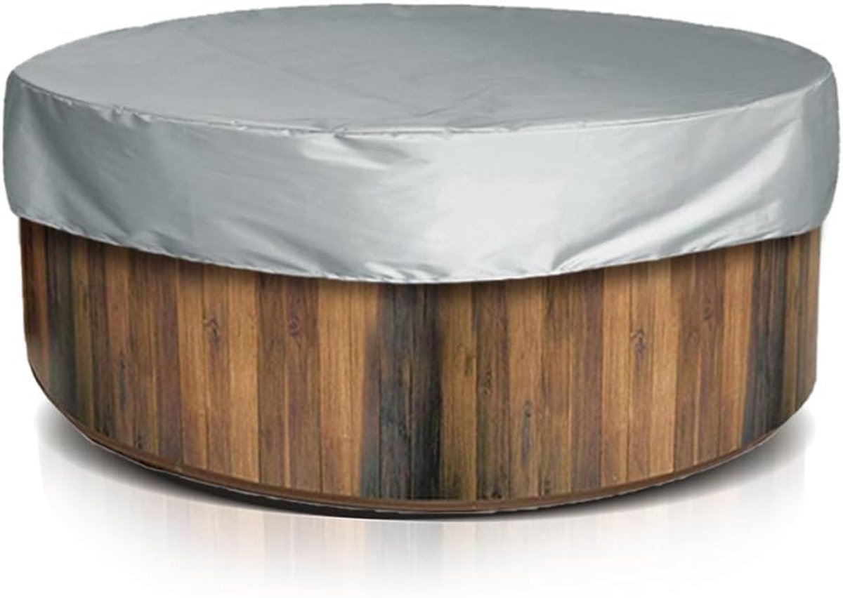 Ronde Hot Tub Cover 190cm - Polyester Taft - Waterdicht - Bescherming voor opblaasbare spa - ShopVlot