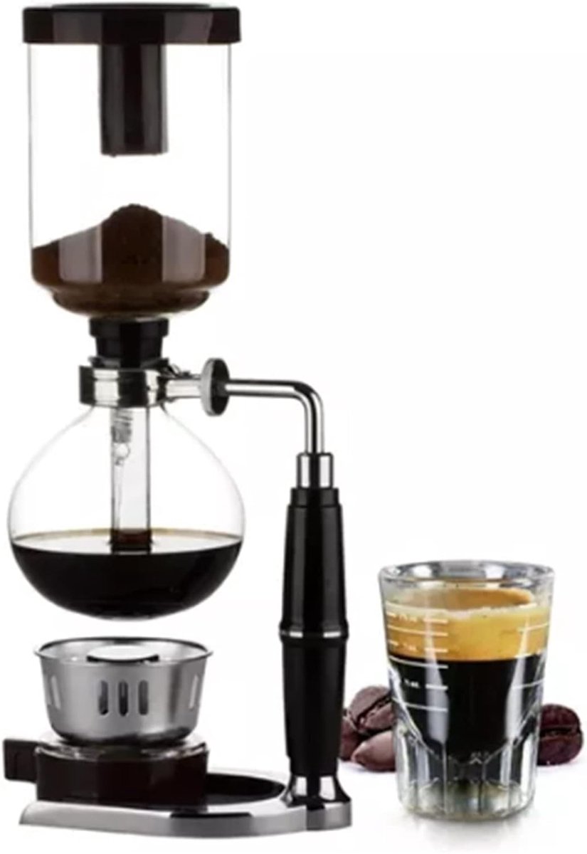 Koffiezetapparaat handgebrouwen - Siphon type - Stabiele basis - Perfect voor thuis en op kantoor - ShopVlot