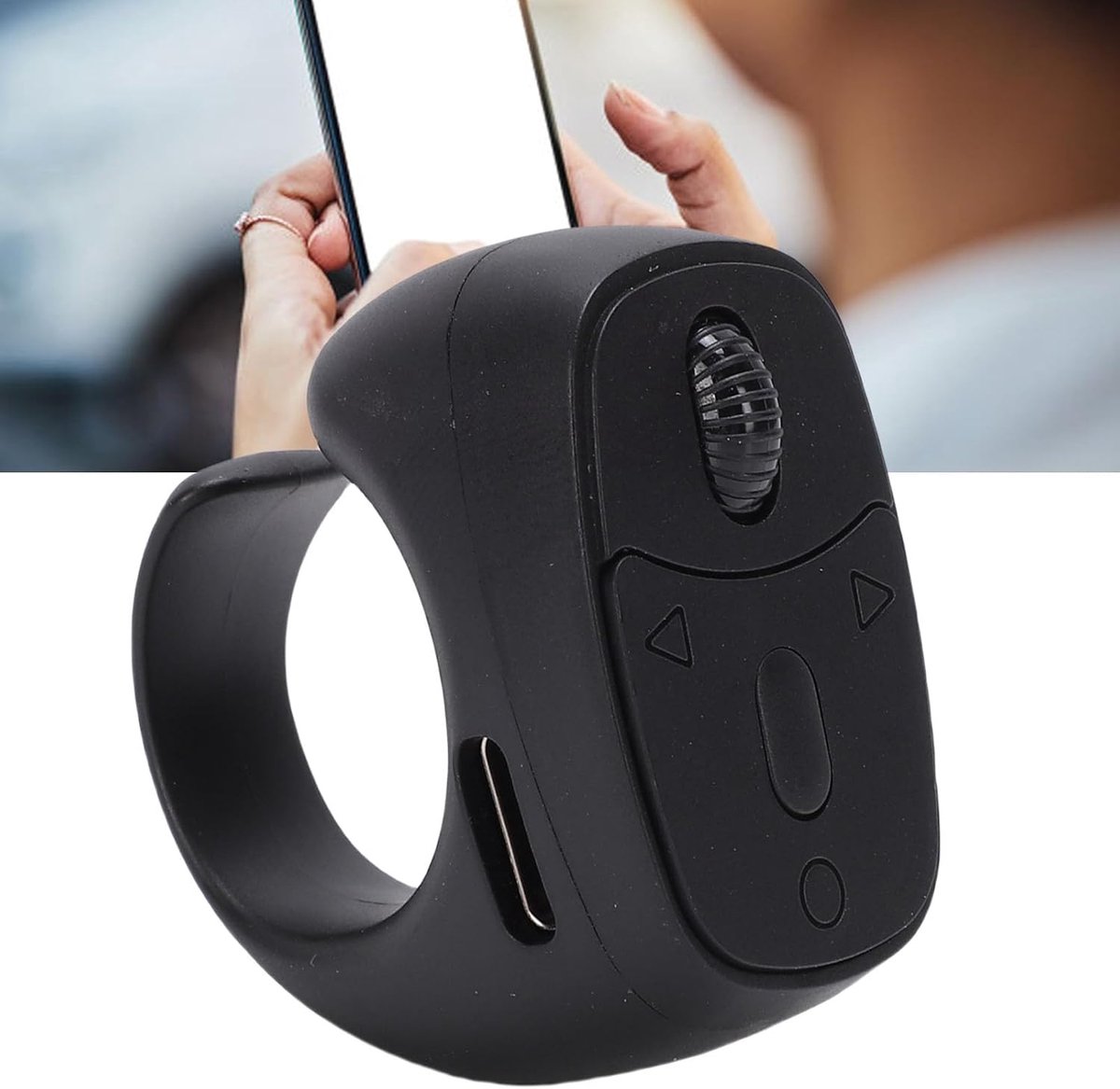 Afstandsbediening Scrolling Ring - Multifunctioneel - Bluetooth - Voor TikTok en video-opnames - ShopVlot
