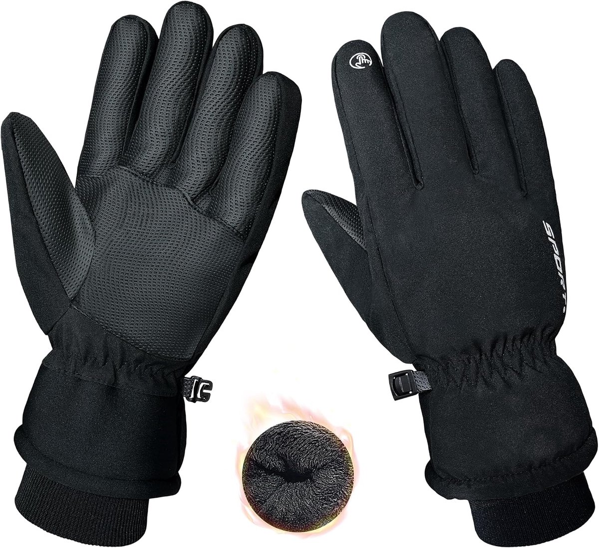 Winterhandschoenen voor mannen - Waterdicht en warm - Antislip voor skiën en buitenactiviteiten - ShopVlot