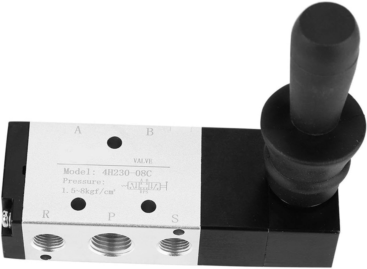Pneumatische Handheld Controleklep 5 Poorten - 3 Posities - Duurzaam Materiaal - Betrouwbare Prestatie - ShopVlot