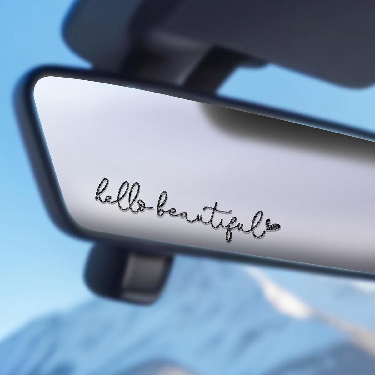 Achteruitkijkspiegel Stickers - Vinyl - Positieve boodschap - Dagelijkse affirmaties voor zelfvertrouwen - ShopVlot