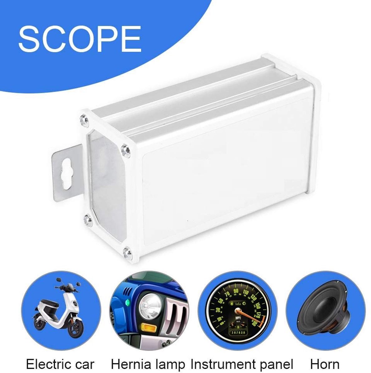 DC 36V-72V naar 12V 10A Adapter - Compacte Transformator - Energiezuinig - Ideaal voor Elektrische Scooter - ShopVlot