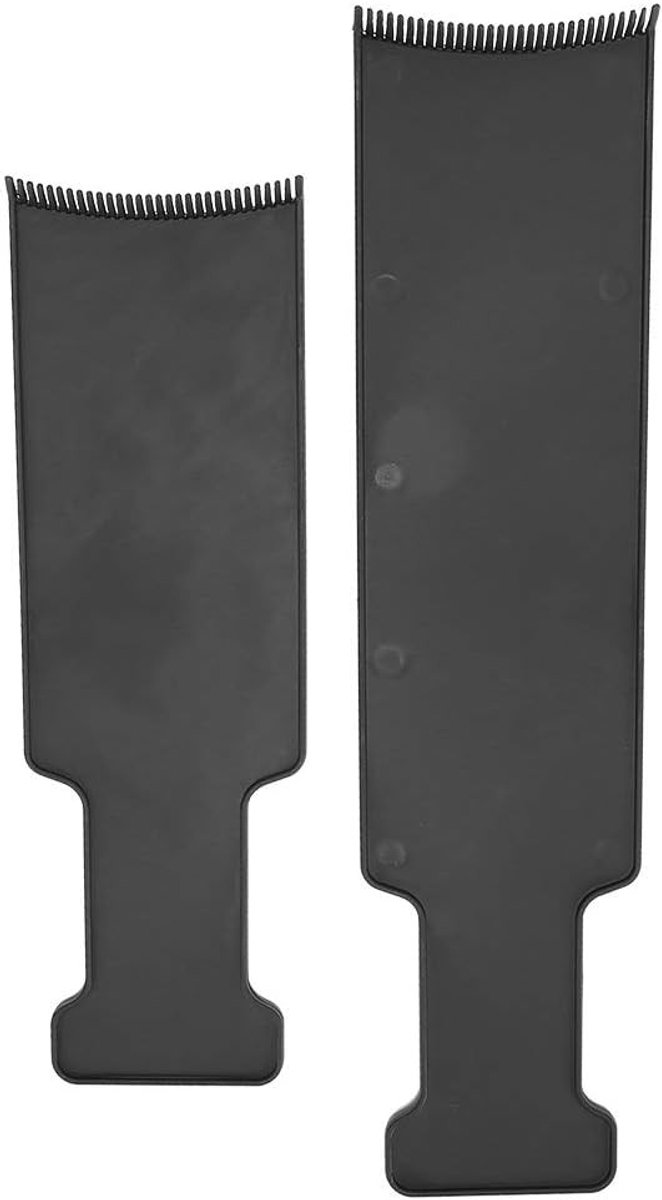 Professionele Haarkleur Bord met Tanden en Markeerborstel voor Balayage en Haarverf DIY Tool - 2 Stuks voor Perfecte Kleuring en Styling