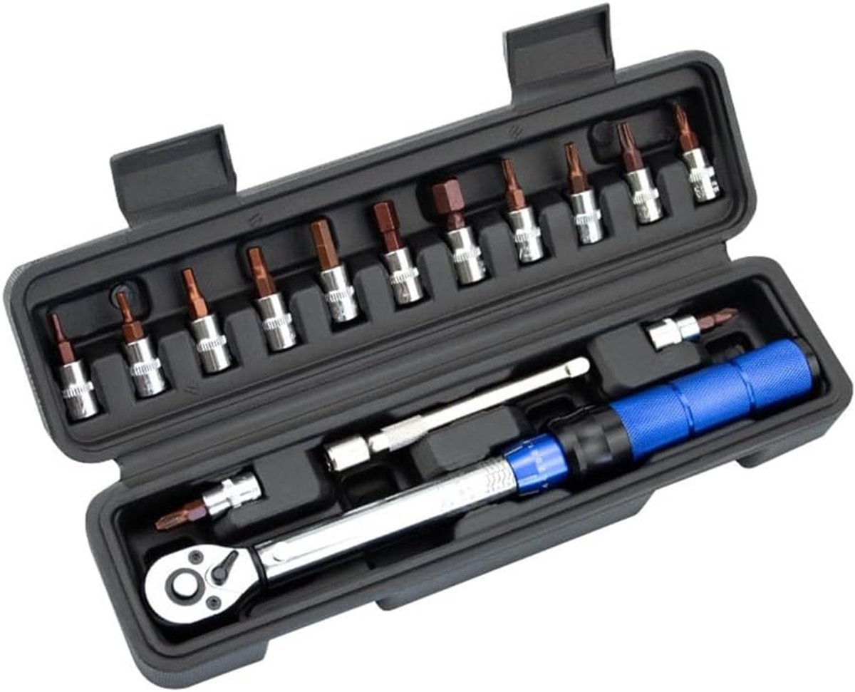 1/4 inch 2-24Nm momentsleutel, instelbare momentsleutel, fietsreparatie, gereedschapsset, fietsreparatiesleutel - ShopVlot