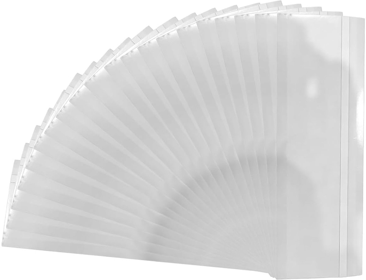 Kleefstrips 20st, ecologisch zonder chemie 21x7cm - geurloos, eenvoudig te gebruiken, transparante lijm, lange - ShopVlot